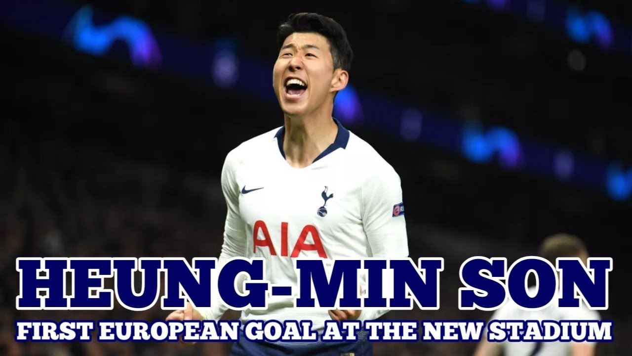 CHAMPIONS LEAGUE CELEBRATIONS AT NEW STADIUM: Heung-Min Son 손흥민 Goal: Spurs 1-0 Man City: 09/04/19