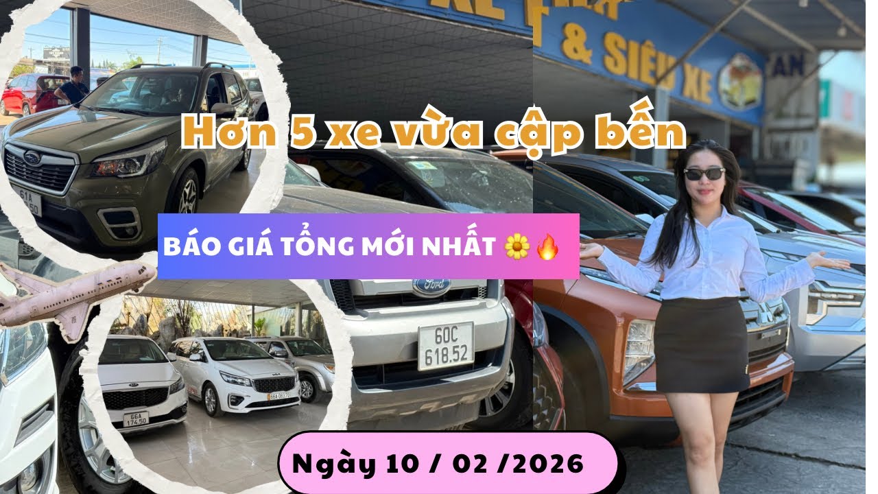 🔥Loạt xe siêu lướt mới về thêm - Ford Ranger - Ecospot - City , Báo Giá mới nhất tổng Showroom 😍🌼