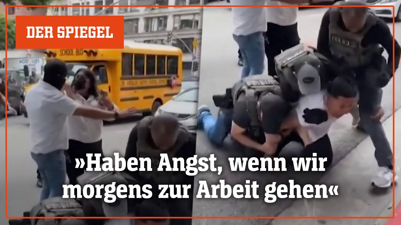 ICE-Razzien verbreiten Angst und Schrecken in den USA | DER SPIEGEL
