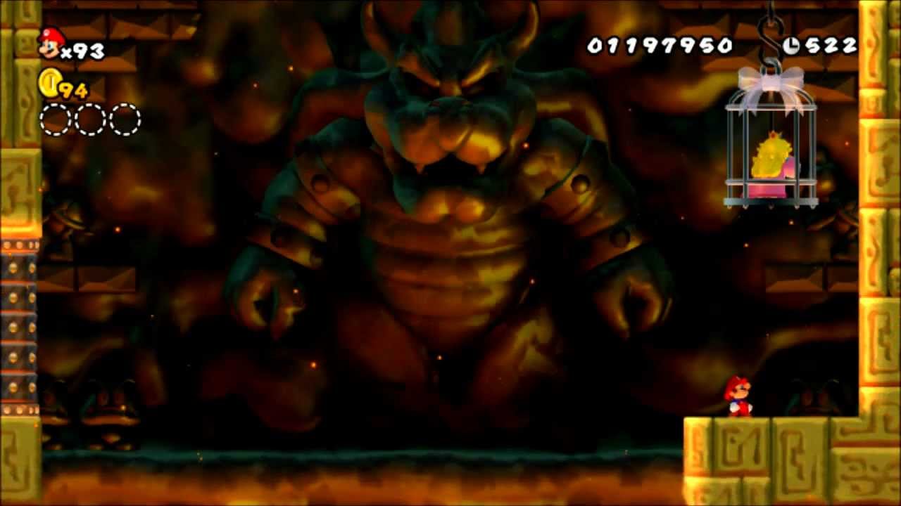 New Super Mario Bros Wii. Retro Remix Walkthrough Part 13 - Final Boss & Ending