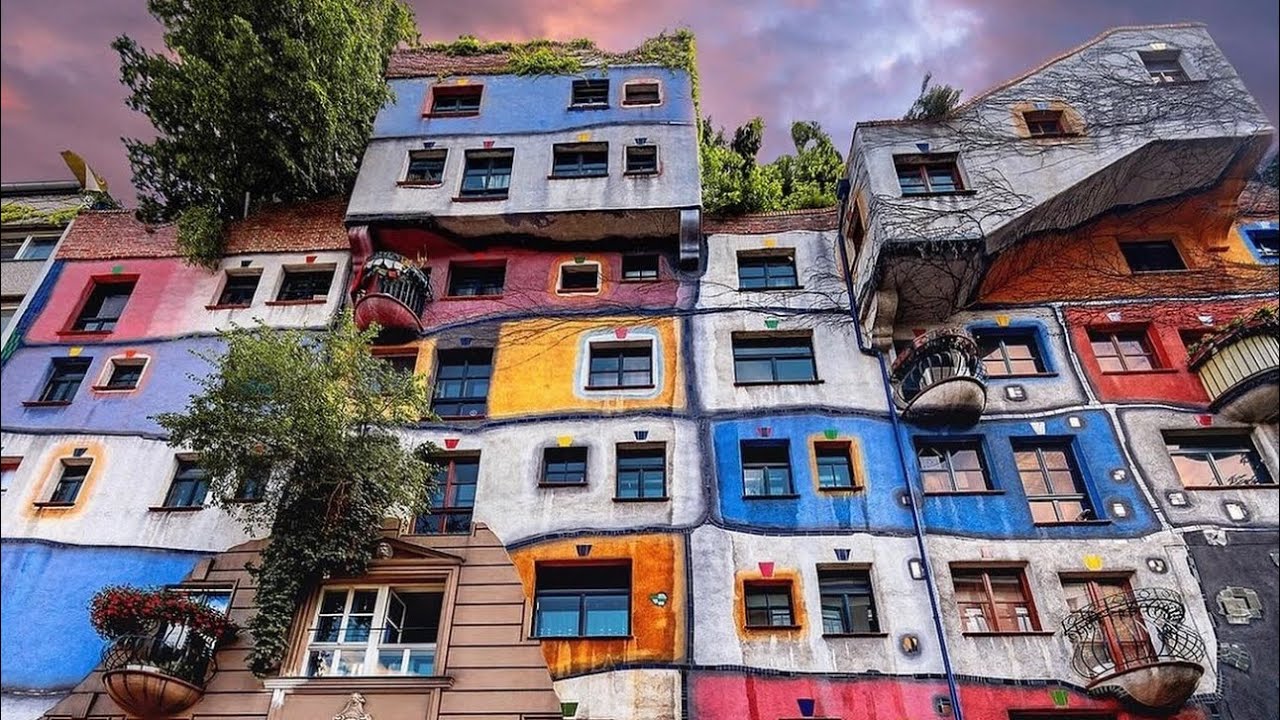 #hundertwasser evleri, #viyana , rengarenk evlerin hikayesini hem dinleyin, hem izleyin.