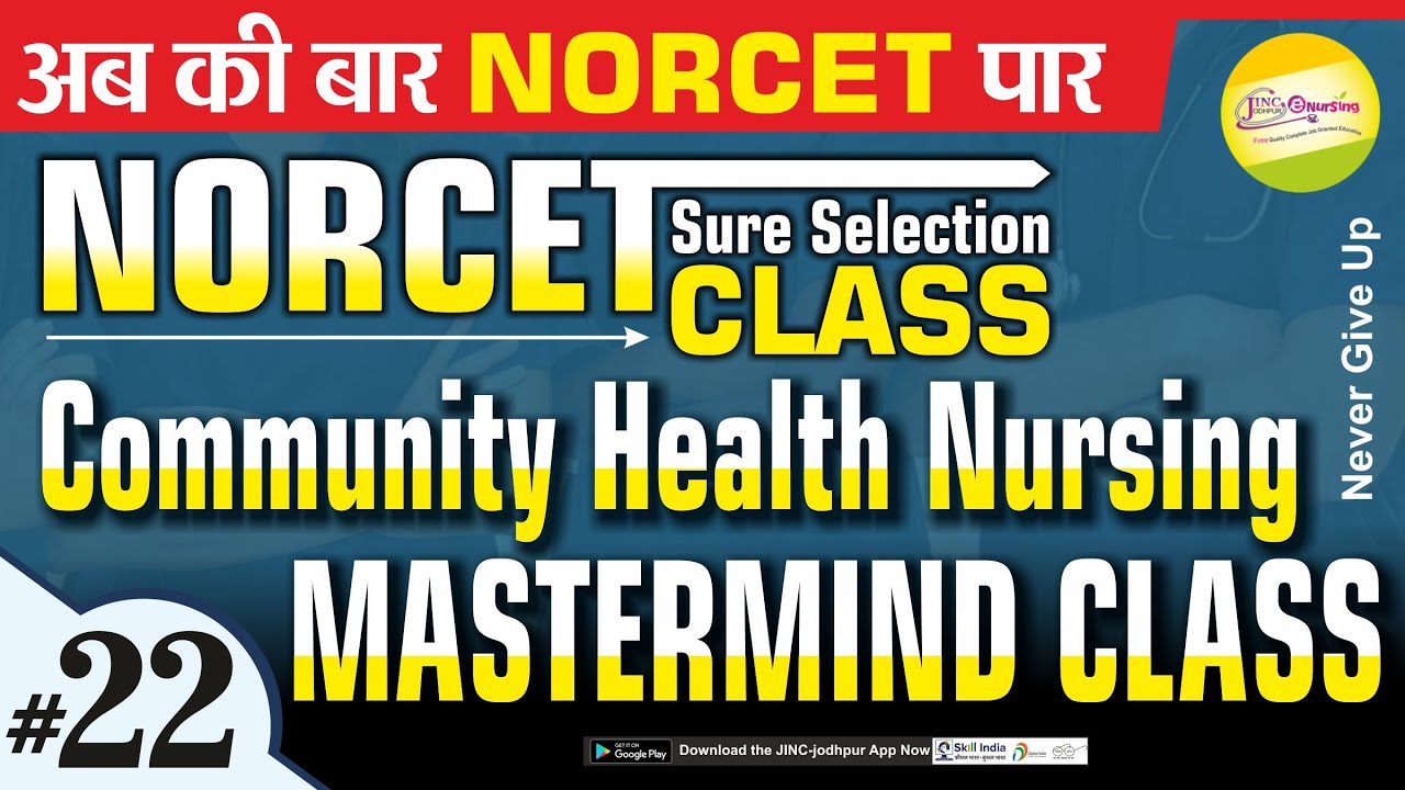 CHN - MASTERMIND CLASS  || AIIMS NORCET-2021 PART-22 | SURE SELECTION CLASS l l By HR  sir