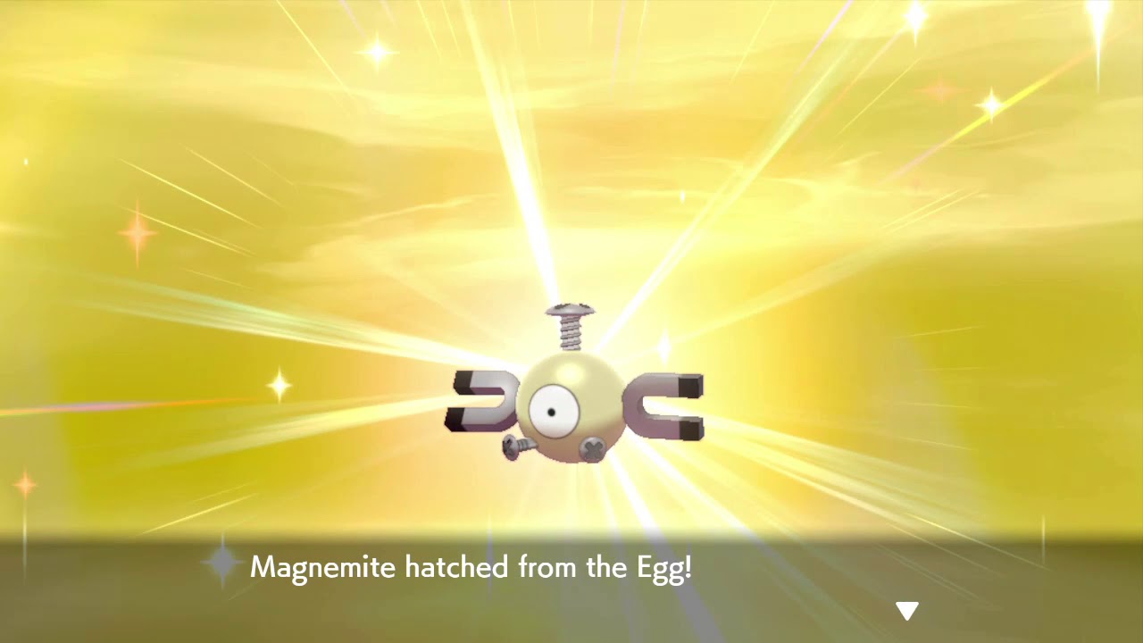 Shiny Magnemite in the 1st Egg 😲😲😲 (i was not looking for it) (masuda method)