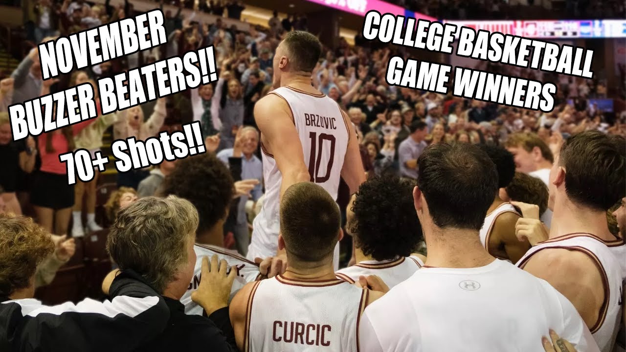 The BEST Buzzer Beaters & Game Winners of November 2024 (Men's)