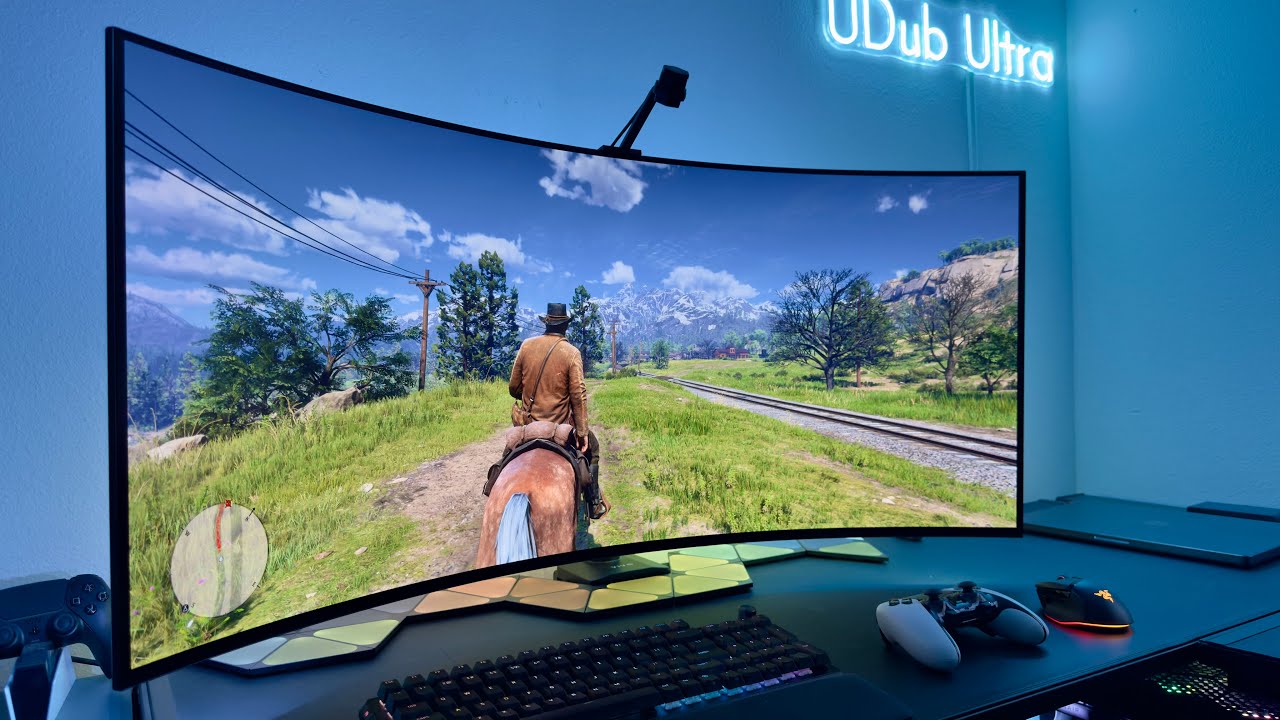 Red Dead Redemption 2 PC Gameplay Looks AMAZING with DLAA | LG 45