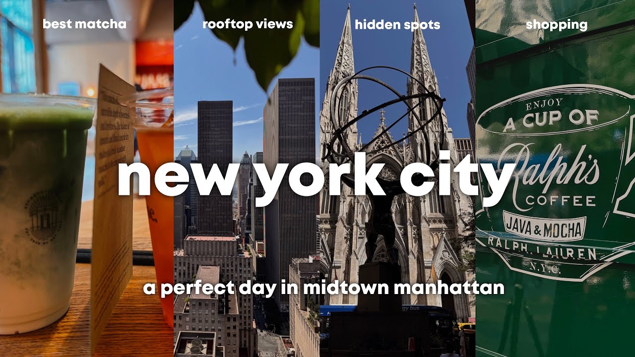 NYC VLOG 🗽 Fifth Ave, Rockefeller, St. Patrick’s — Summer in Midtown Manhattan