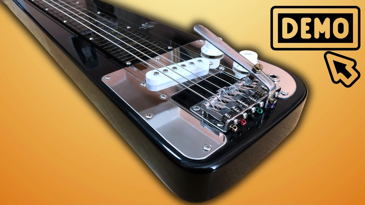 DIY Palm Bender for Lap Steel Guitar Made From Spoon | Harley Benton Slider II | Play Demo