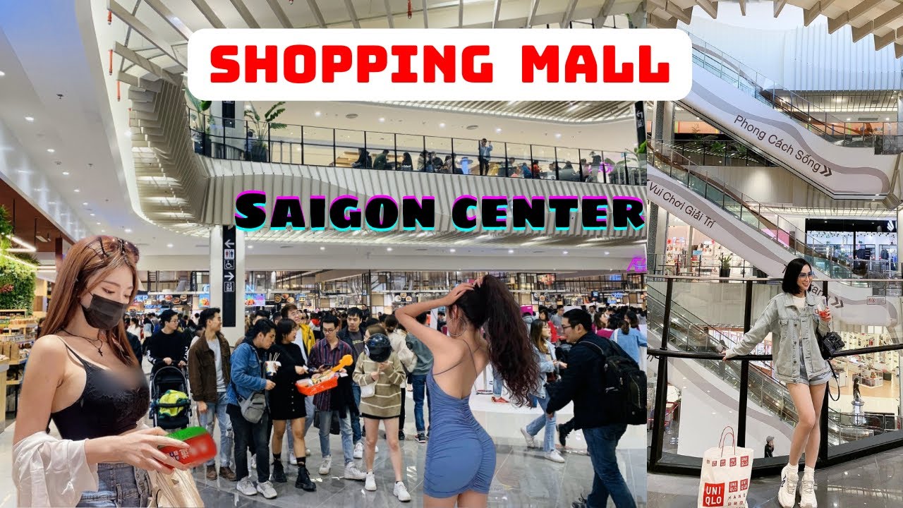 Shopping Vietnam | Saigon center is bustling with many beautiful young girls