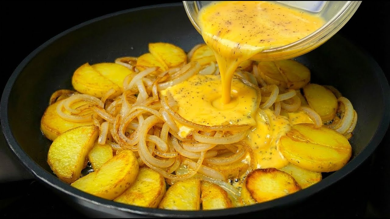 Картошка и яйца лучше пиццы! Я готовлю это почти каждый день!