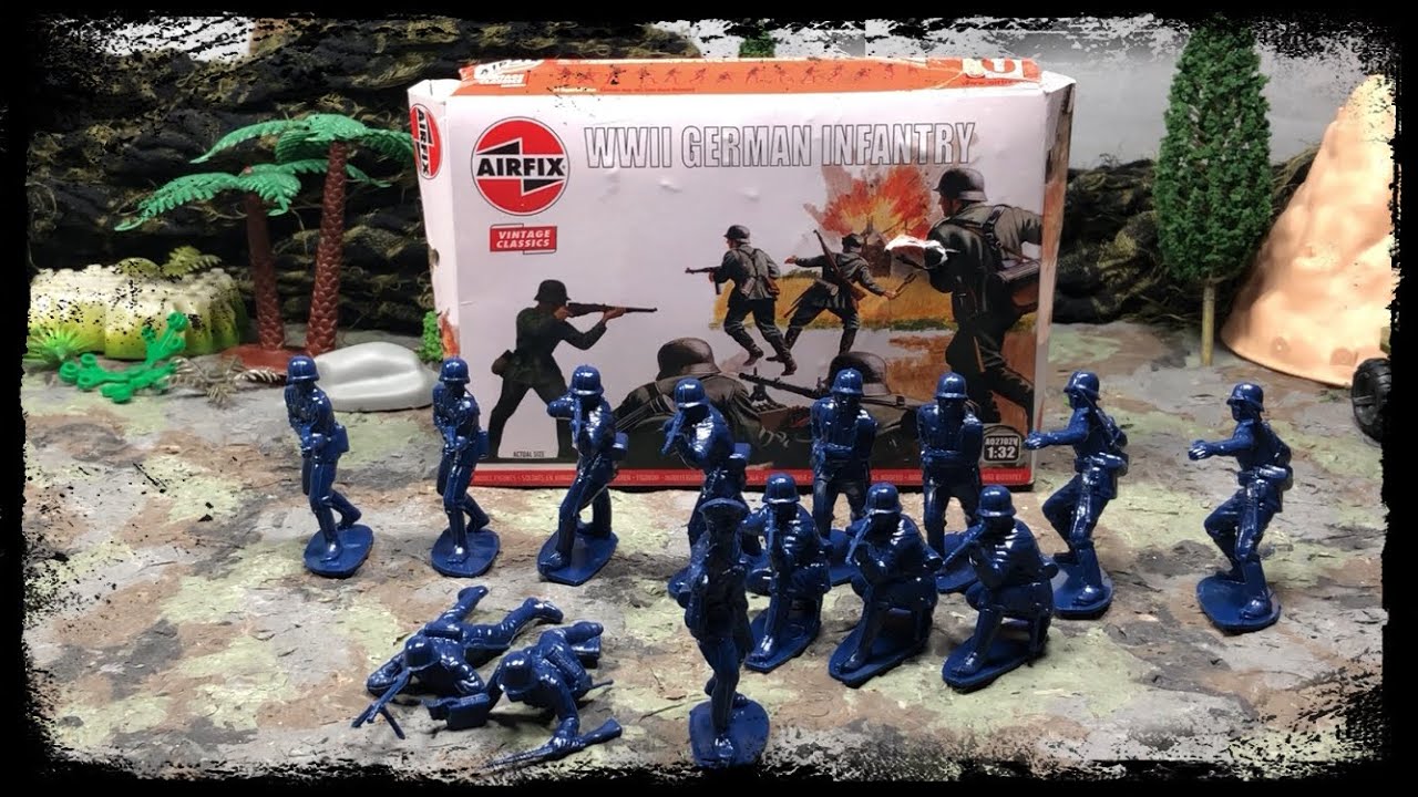 Airfix German Infantry Unboxing | Toy Army Men