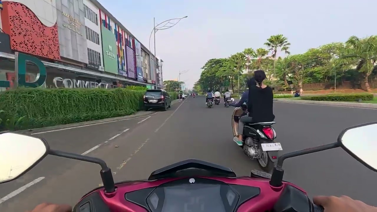 Kondisi BCBD summarecon bekasi untuk olahraga pagi