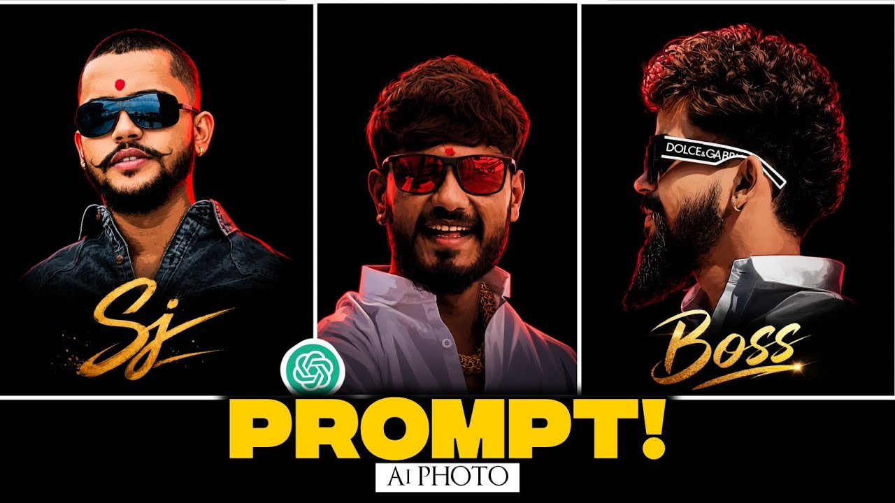 Trending Neo Noir Vector Portrait Prompt 🔥 | New Viral Post Ai Photo Prompt