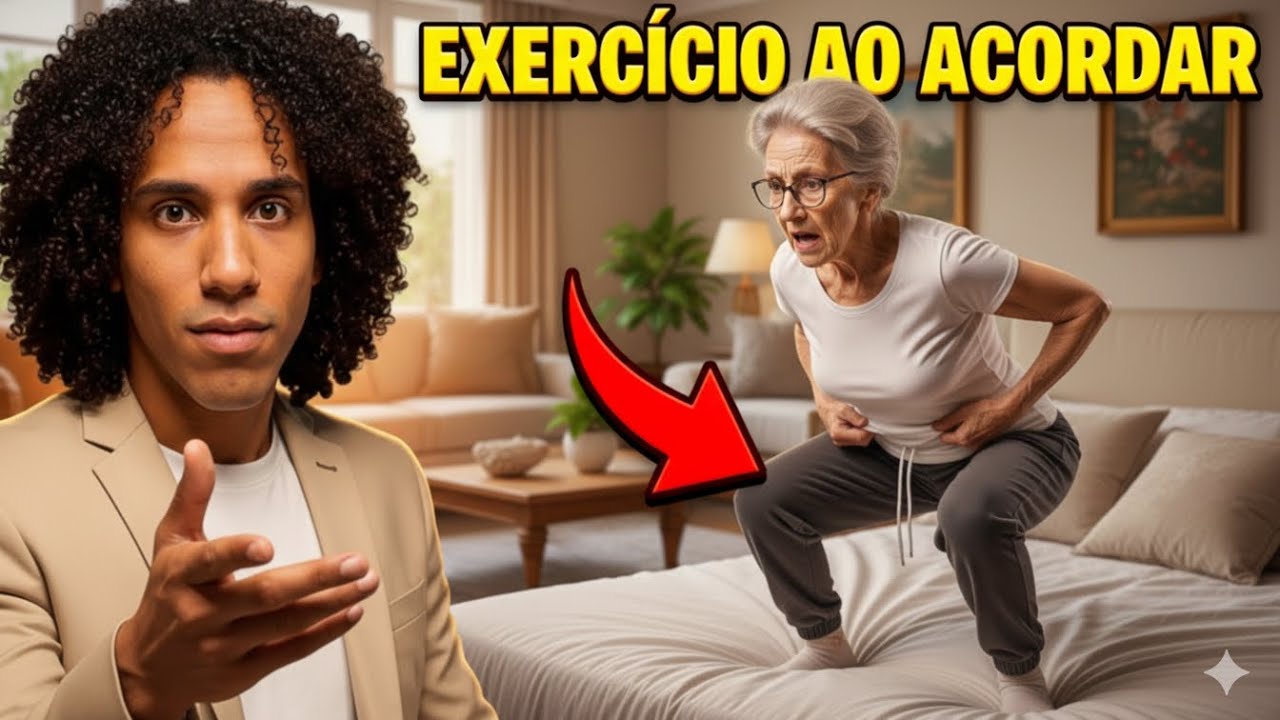 3 EXERCÍCIOS AO ACORDAR PARA ENVELHECER BEM