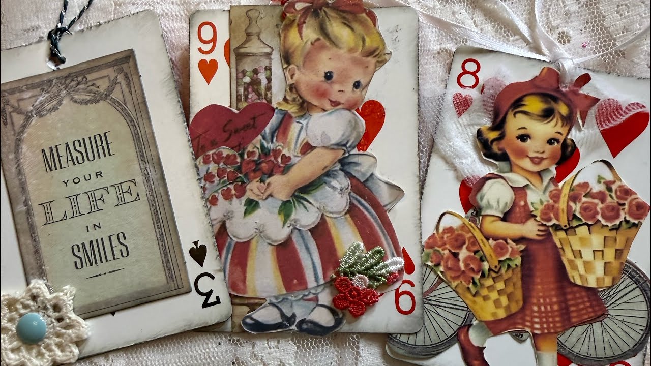 Tags for #tagtastictuesday Peg @CraftroomStories #valentines #cutie #heart #playingcards #simple 