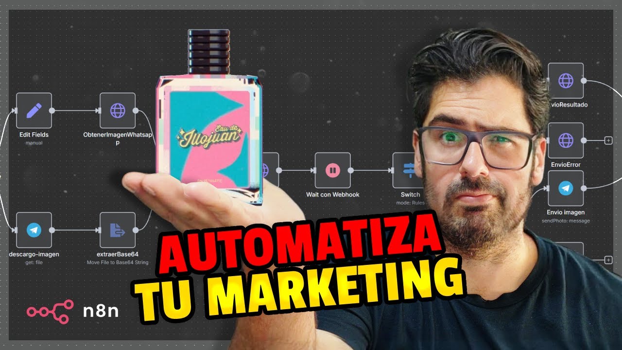 Tutorial de N8N: Automatiza tu Marketing con una IA de WhatsApp y Telegram 🤖