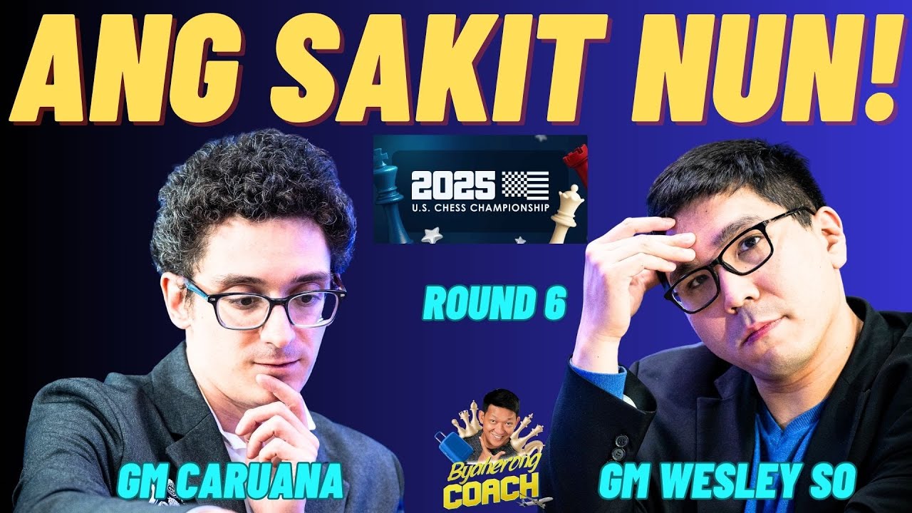 MAY SAPALOS ANG KING! BIGLANG NABUHAY! SOBRANG KATAKOT YUN! Caruana vs So! US Championship 2025
