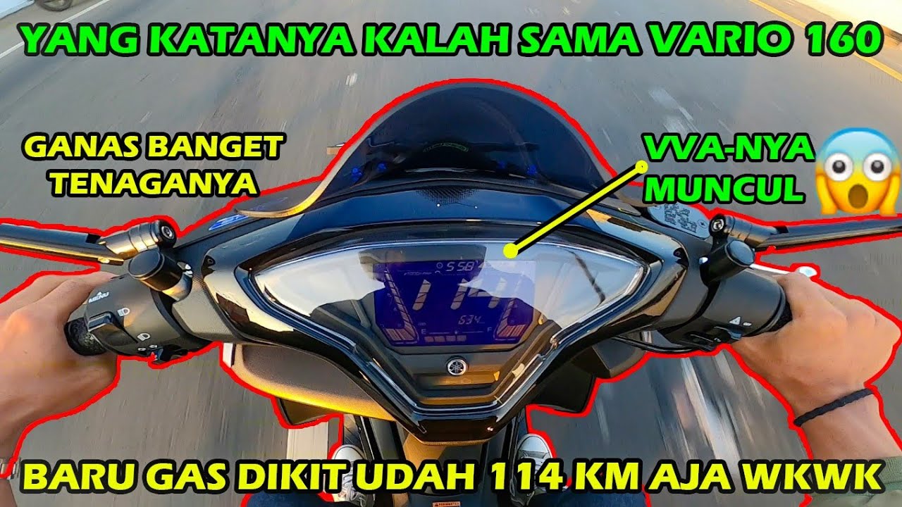 Tes Top Speed All New Aerox 155 C 2022! GasPoll Sampe Limit Di Jalan Datar Panjang