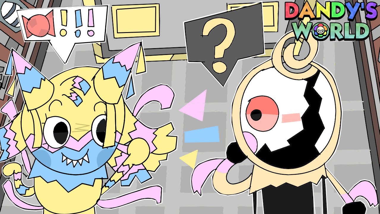 What If TWISTED GLISTEN Could ENTER The ELEVATOR? (+ ALL Toon Interactions) | Dandy's World