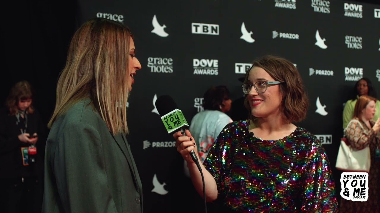 Brooke Ligertwood at the 53rd annual GMA Dove Awards Red Carpet