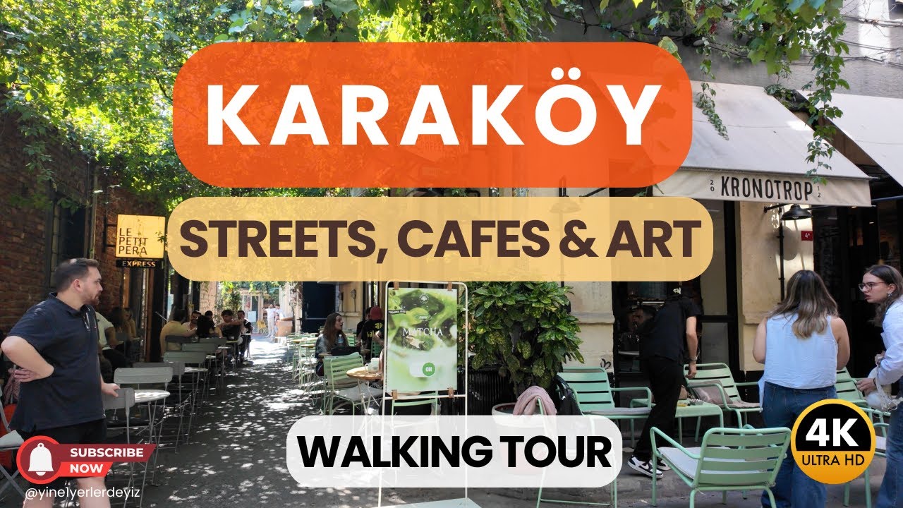 Karaköy Walking Tour | History, Culture & Waterfront Fun | 4K Adventure