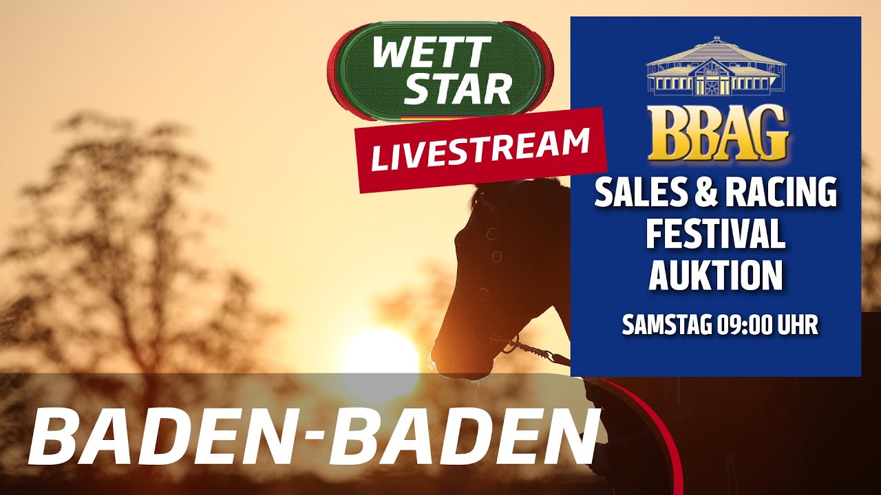 Livestream 15.10. Sales and Racing Auktion