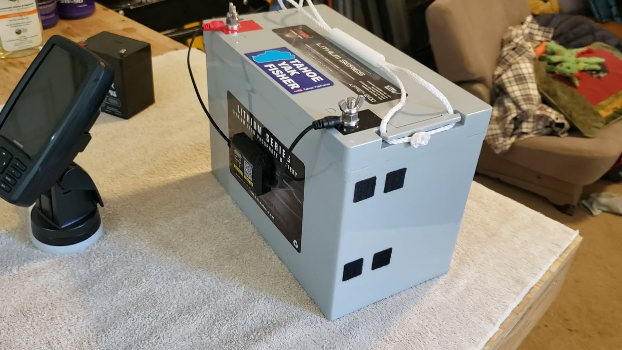 Fish Finder gets a Lithium Battery