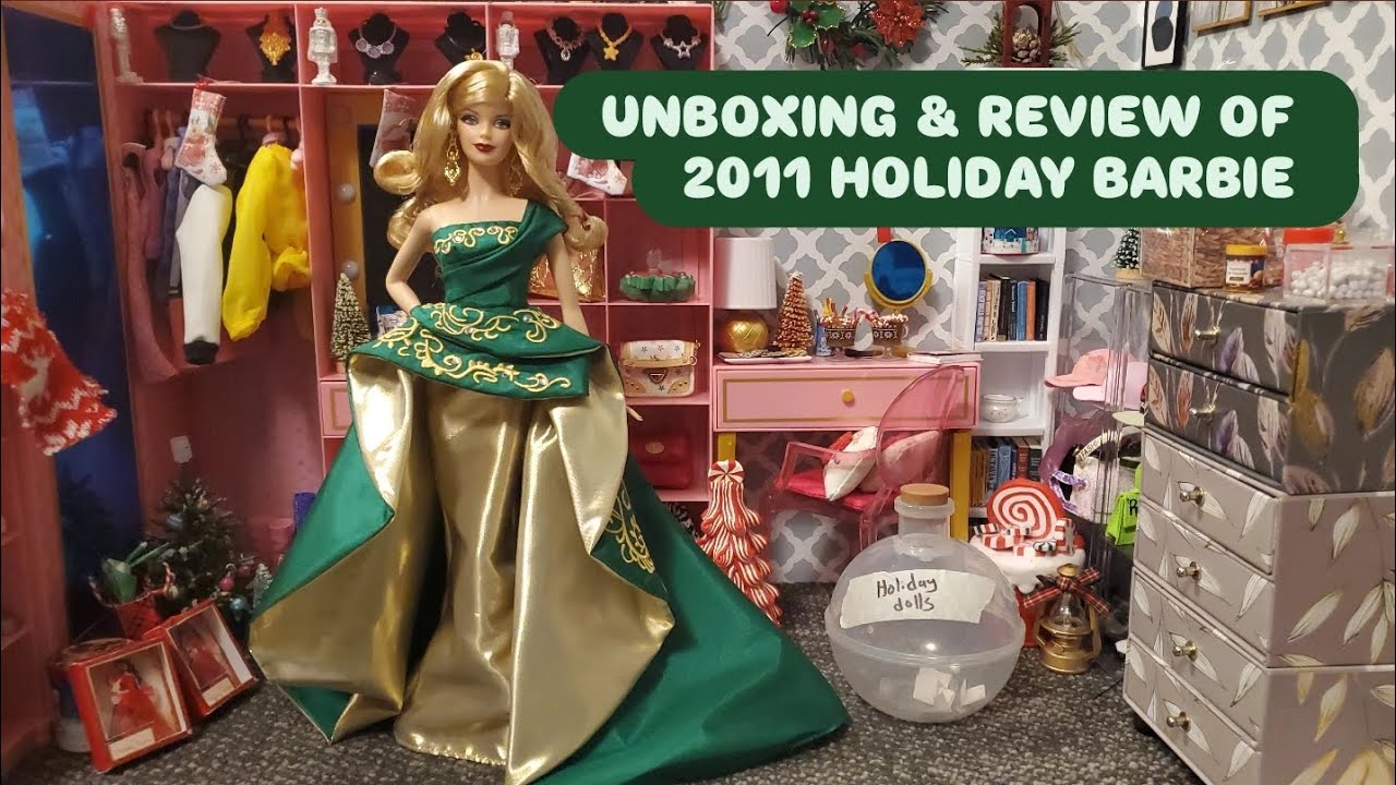 Unboxing & review of the 2011 Holiday Barbie.
