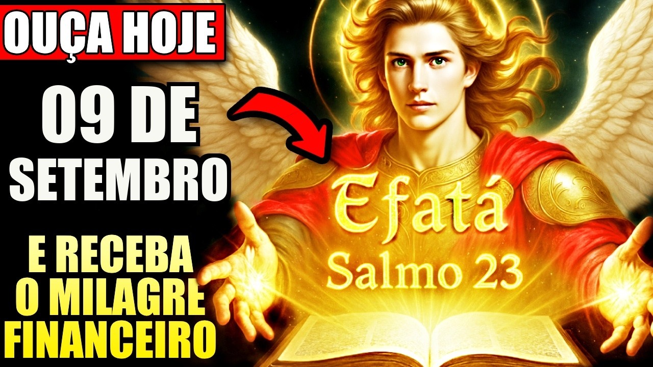 EFATÁ do Salmo 23 e SÃO MIGUEL ARCANJO ✨ Apenas Ouça para o Milagre Financeiro