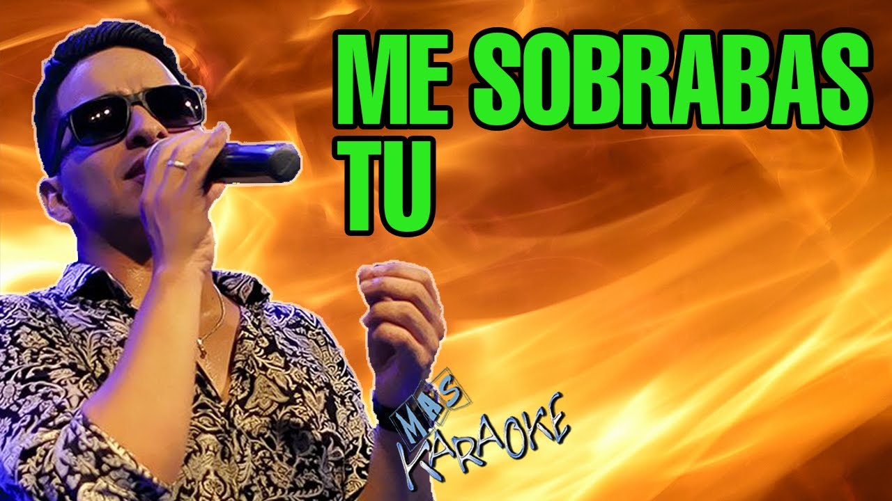 😎 ME SOBRABAS TU / Pitty Murua 🎤MAS KARAOKE #Cuarteto
