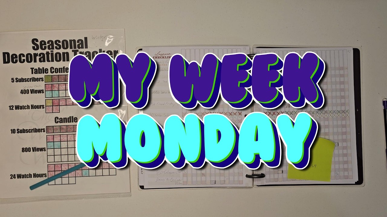February Week 1 2 and 3 My Week Monday