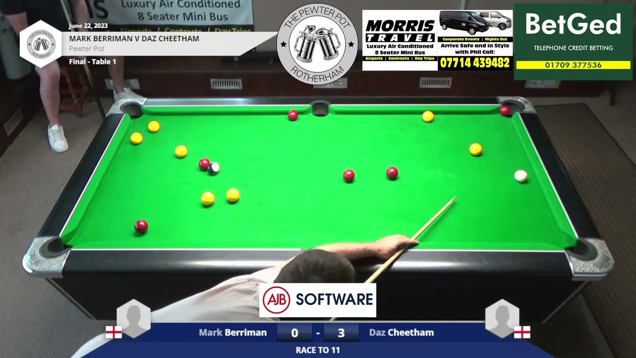 Mark Berriman v Daz Cheetham