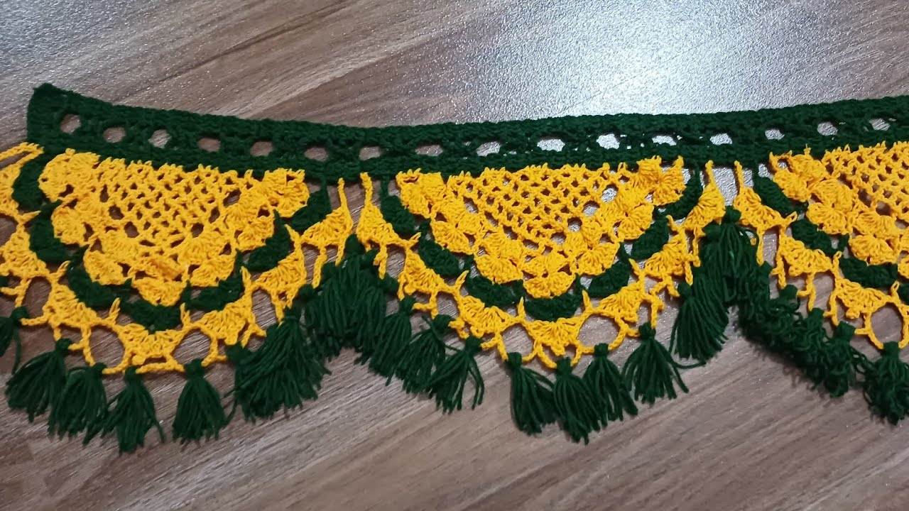 Woolen Toran 99#मेघधरा #meghadhara #crochetknitting #crochet #diy #knitting #easy #latest .