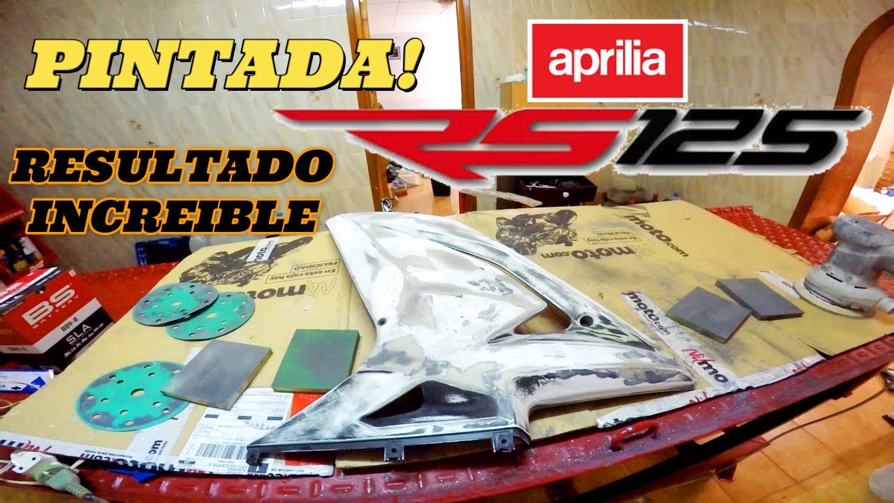 CARENADOS APRILIA RS 125 RESTAURADOS!! TE ENSEÑO TODO EL PROCESO, ESTADO DEL GARAJE