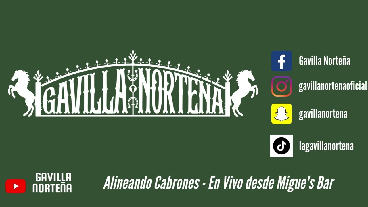 Alineando Cabrones - Gavilla Norteña (En Vivo desde Migue's Bar) 