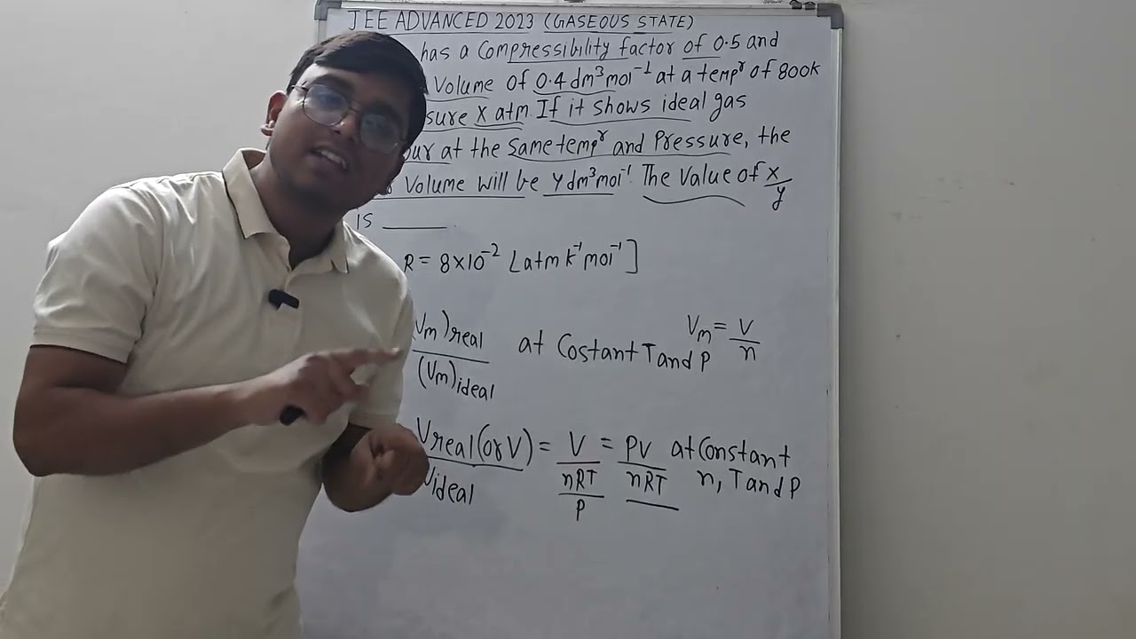 JEE ADVANCED 2023 PYQ ( CH - GASEOUS STATE)