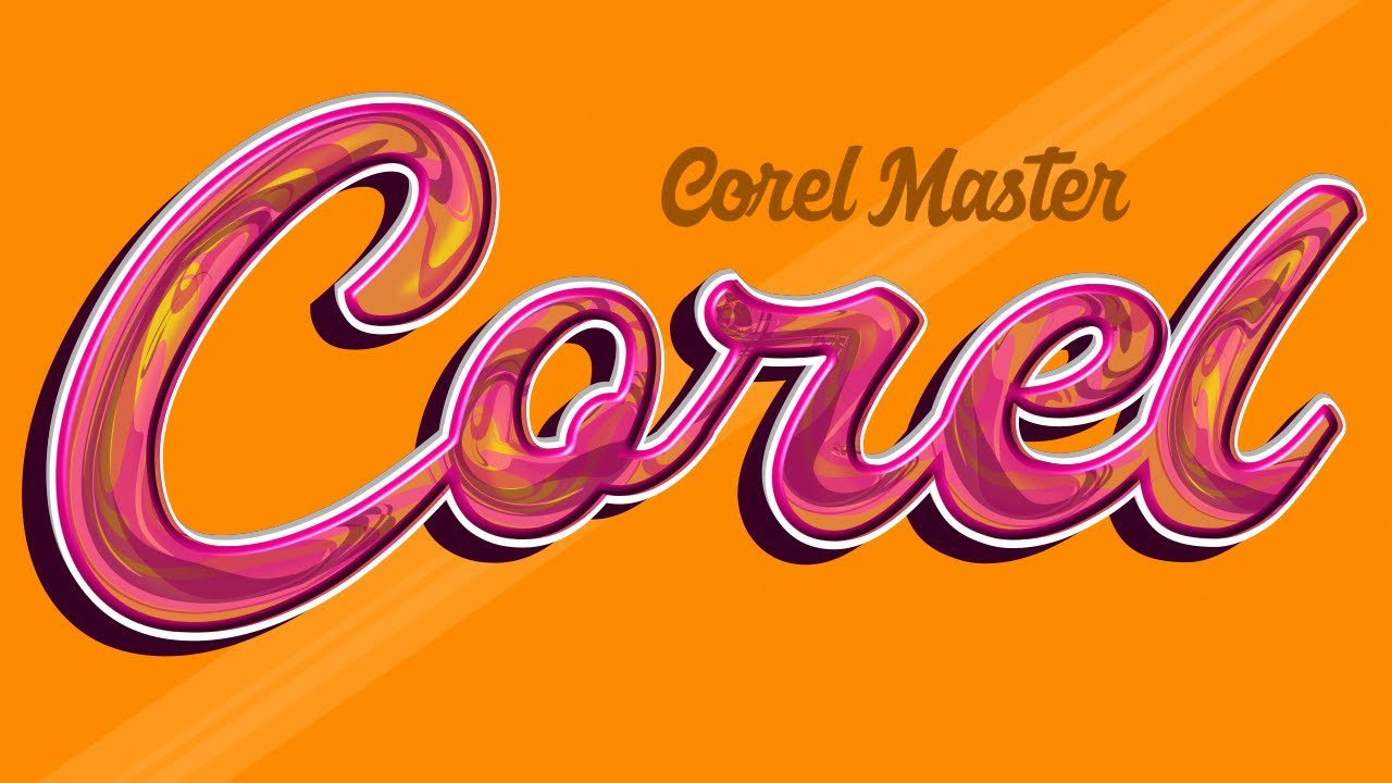 CorelDraw Tutorial: Marble Text effect