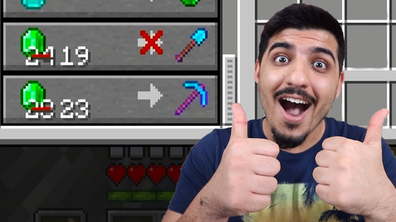 ZÜMRÜT İLE ELMAS EŞYALAR ALDIK! Minecraft Survival Bölüm 2