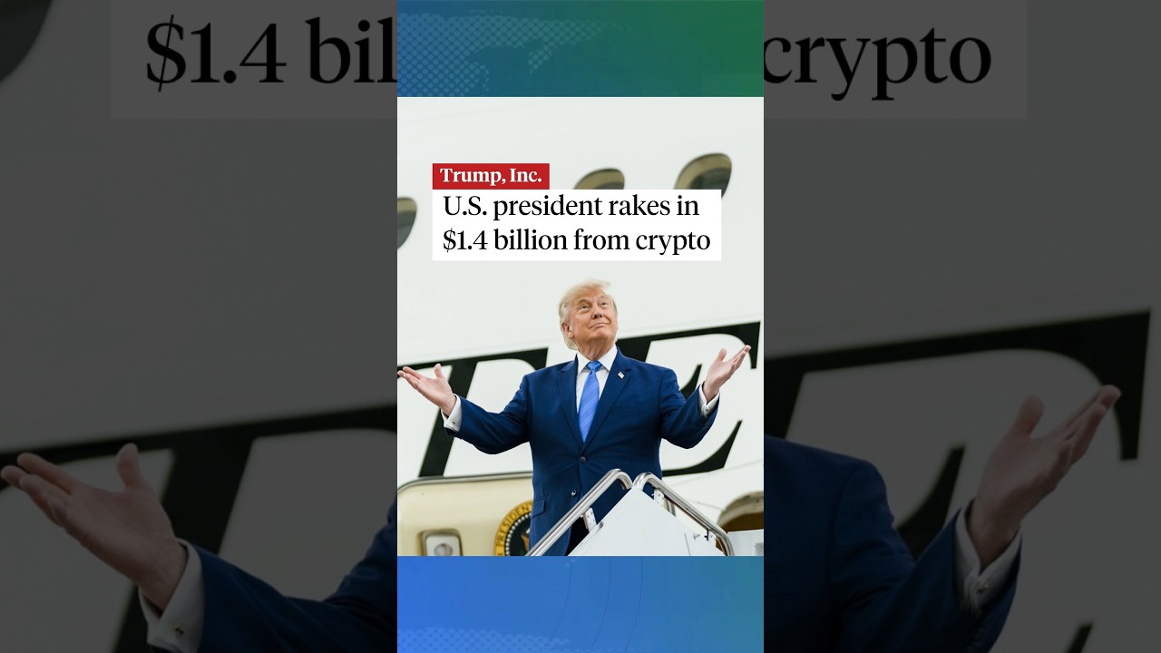 Trump makes billions while in the White House, mostly from crypto