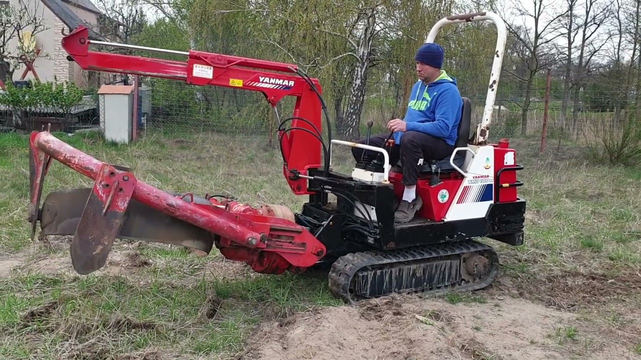 przesadzarka YANMAR YMD 100r maszyna do wykopywania roślin z bryłą korzeniową, kopaczka