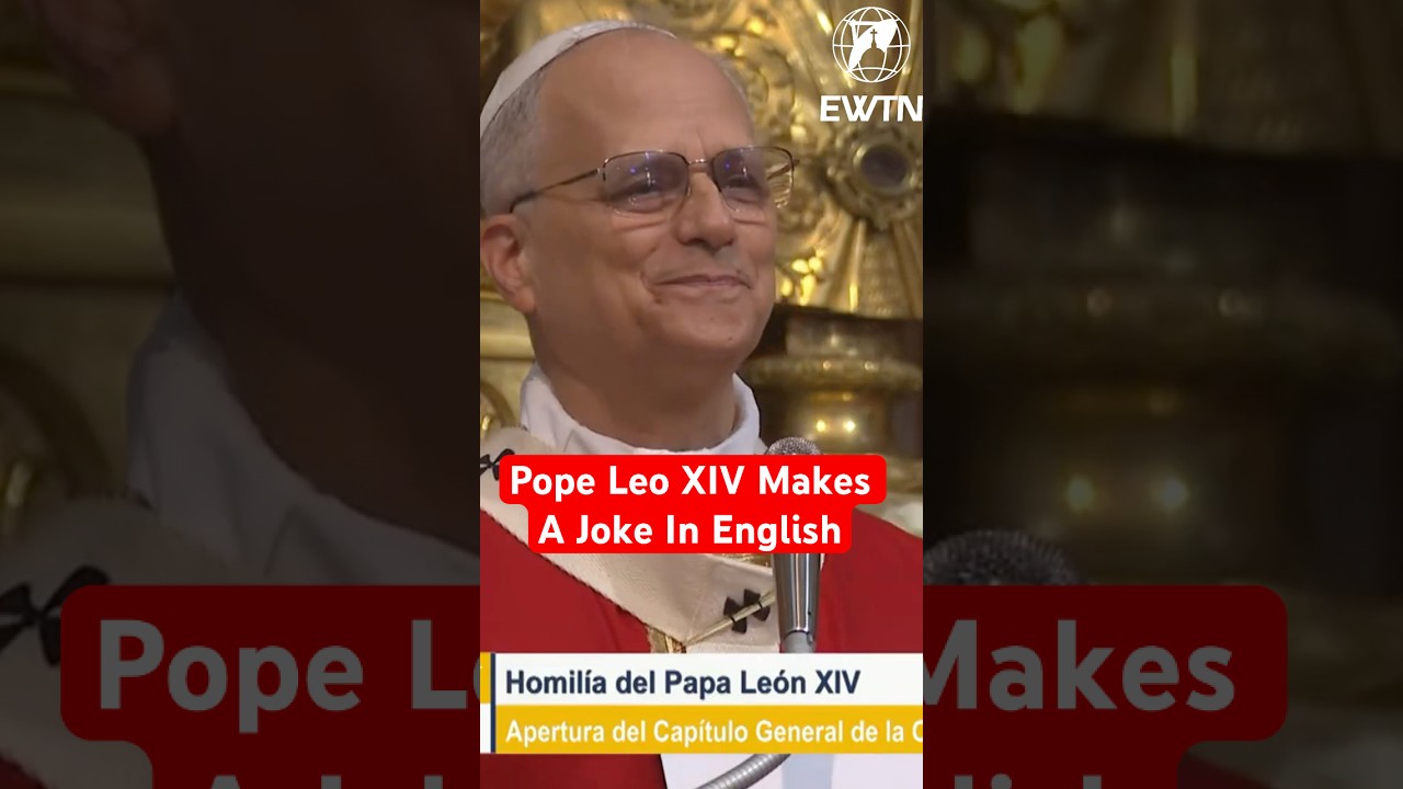 Pope Leo XIV Makes A Joke About The Holy Spirit In English