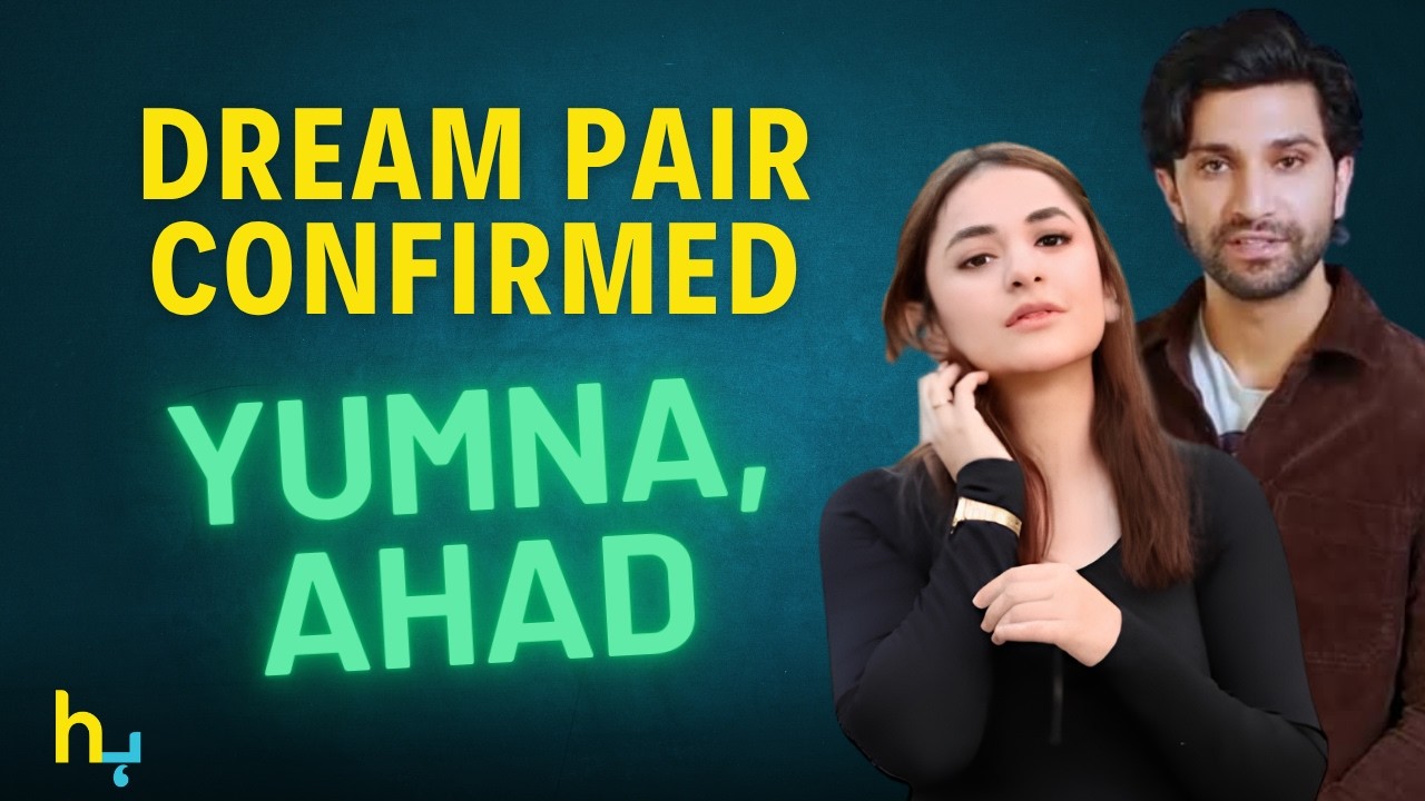 Yumna Zaidi Signs Cafe Firaaq 😱 Ahad Raza Mir & Yumna&rsquo;s Dream Pair | अहद | Hungama Express