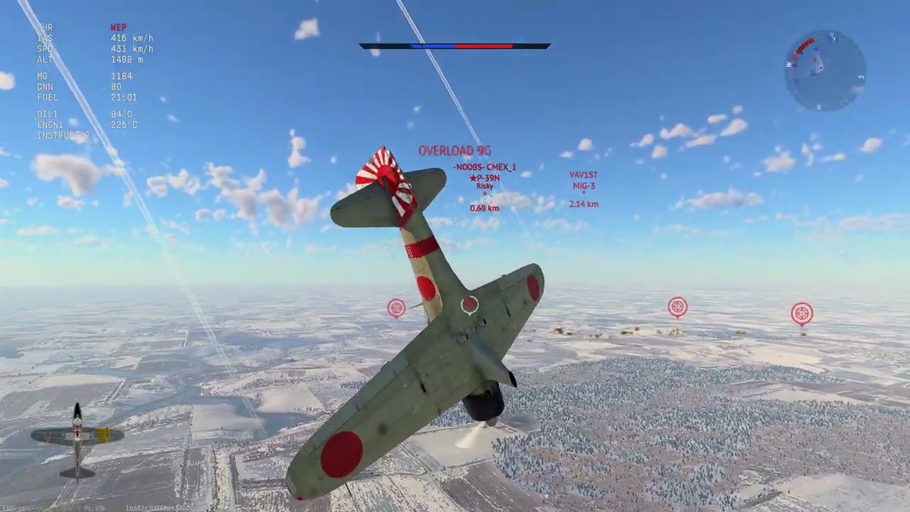 Some Elegant Dogfighting in the A6M Zero
