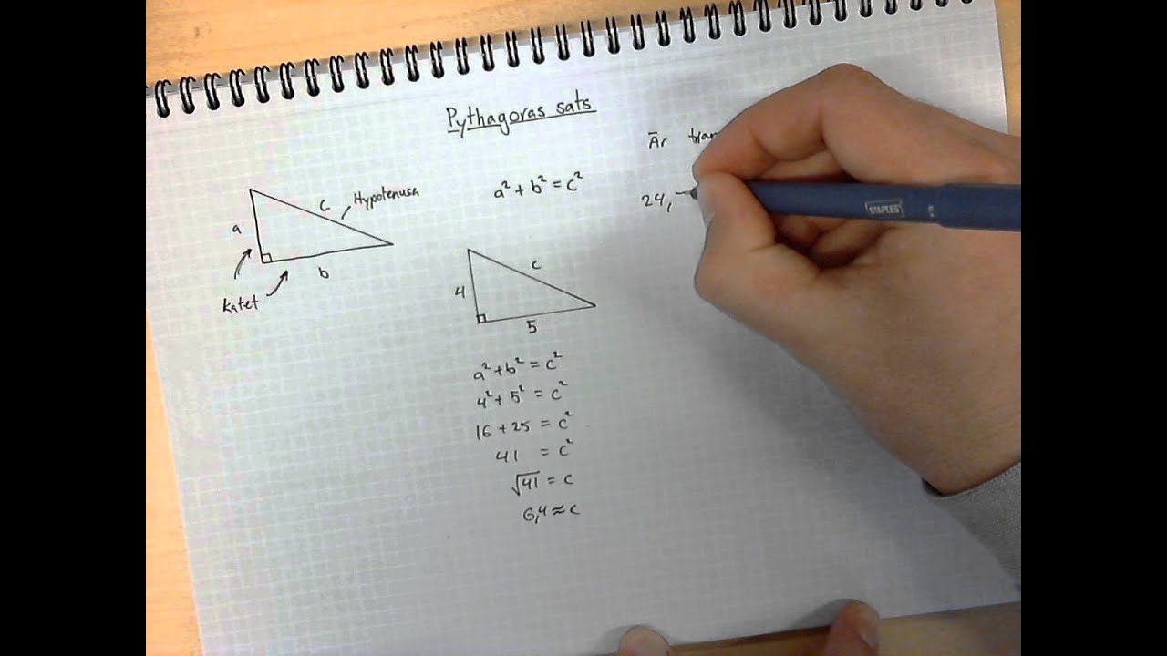 Pythagoras sats Ma 1c