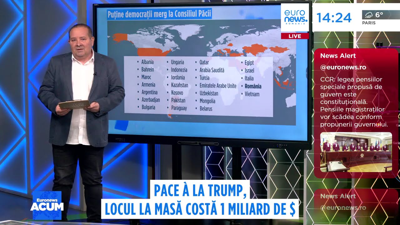 Președintele SUA se pregătește de primul Consiliu al Păcii. Locul la masă costă 1 miliard de dolari