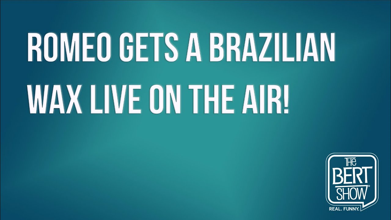 Romeo Gets A Brazilian Wax Live On The Air!