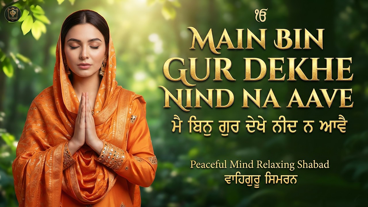Main Bin Gur Dekhe Nind Na Aave I Waheguru Simran I Gurbani Simran I Satnam Waheguru I Shabad Kirtan