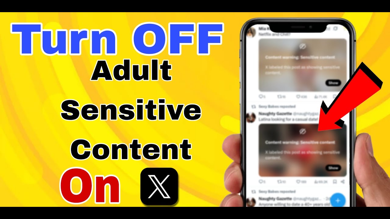How to Turn Off Sensitive Content in X (Twitter) 