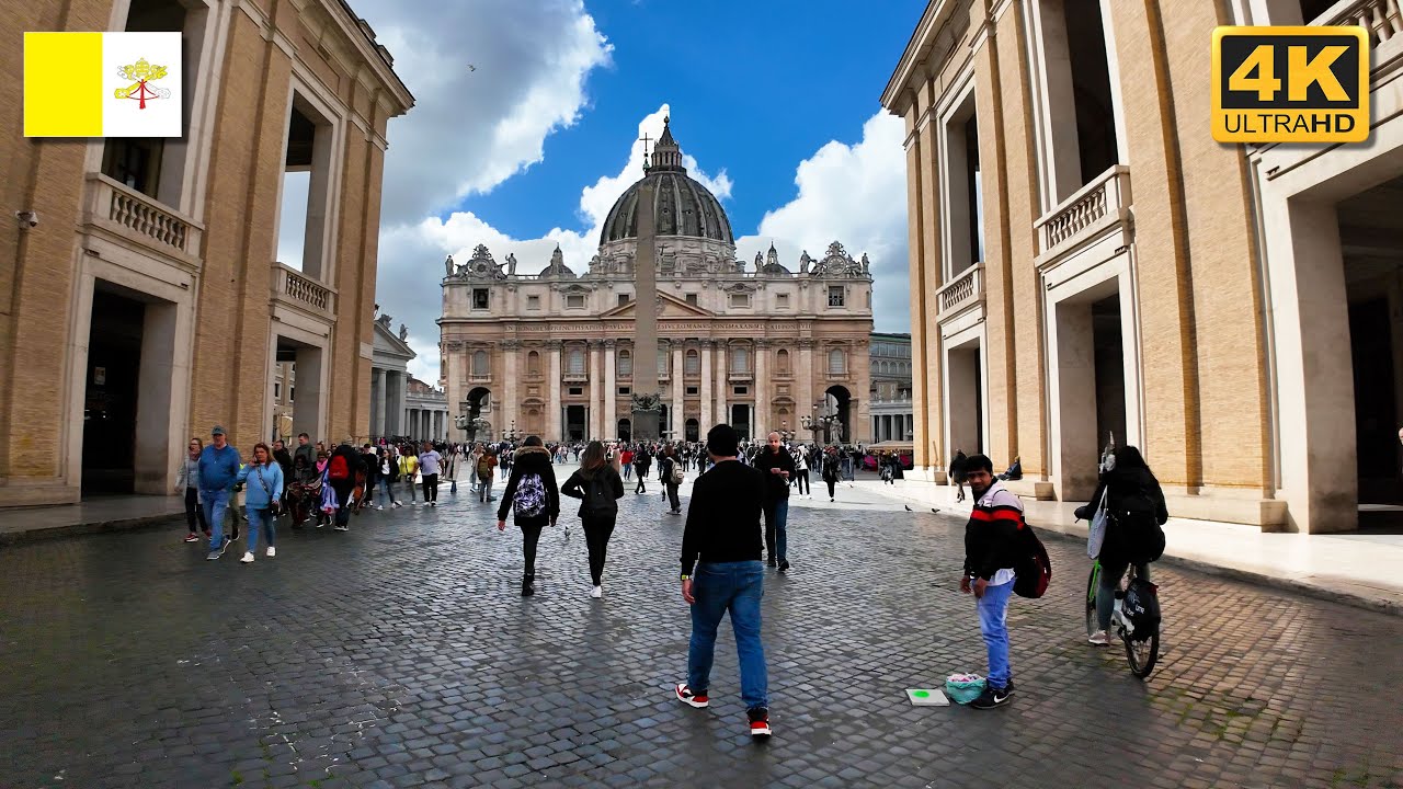 Vatican City🇻🇦Holy See | Walking Tour 4K