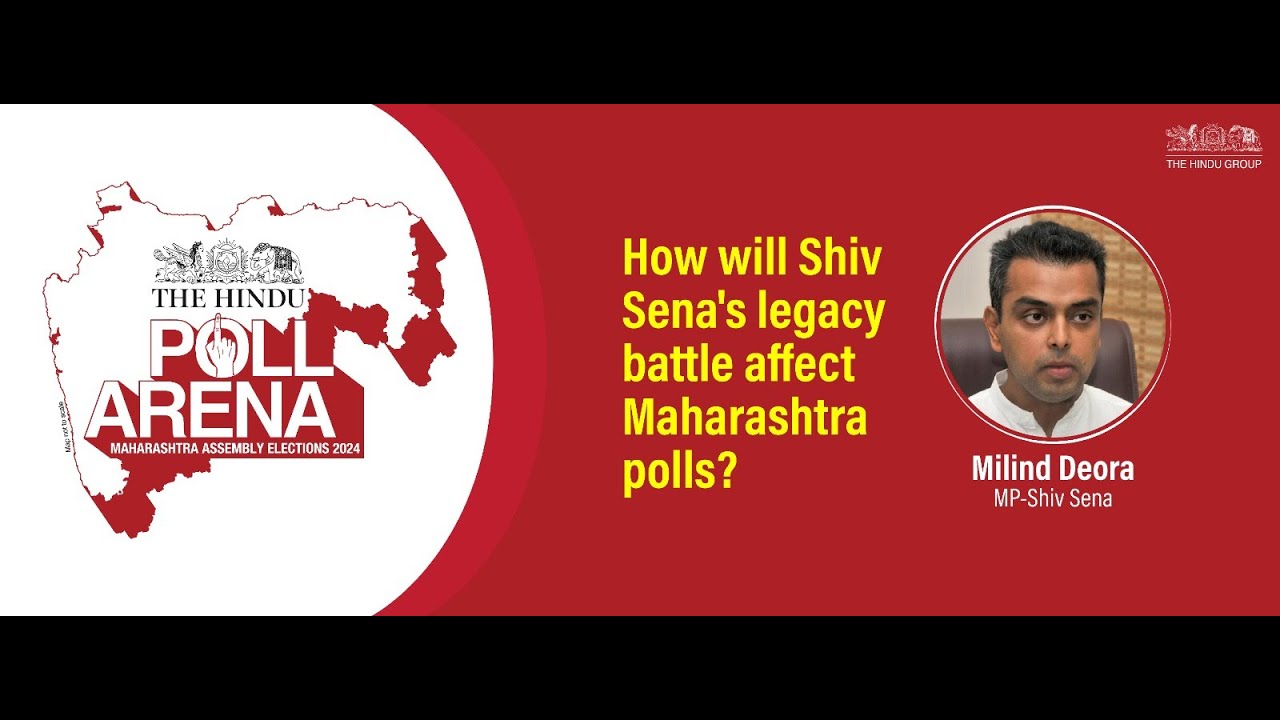 Milind Deora interview | The Hindu Poll Arena | Maharashtra elections 2024