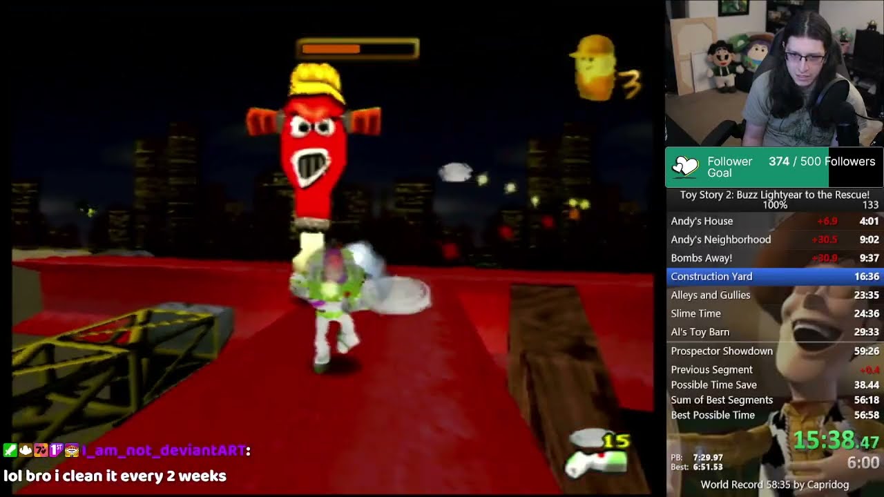 Toy Story 2 N64 - 100% Speedrun in 57:43 (WORLD RECORD)